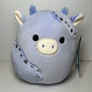 Squishmallows Marzio the Cow Stuffed Plush 5”